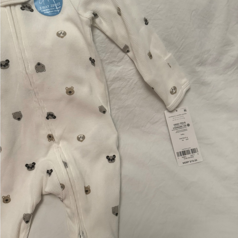 Carter’s NB Woodland Animals sleep and play jammies